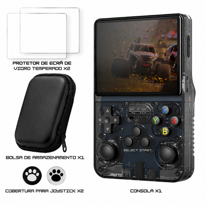 Consola de jogos portátil com design retro, modelo K40