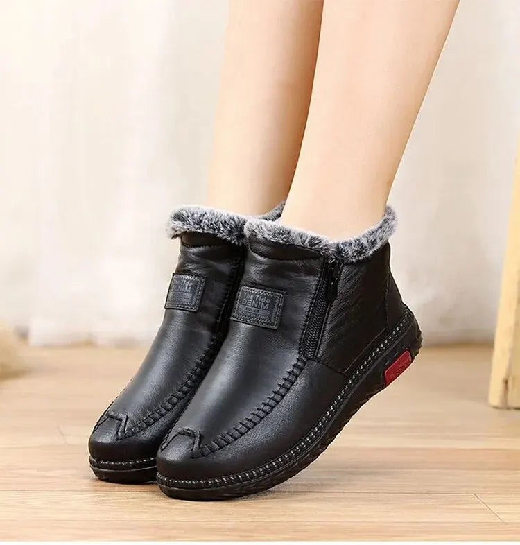 Botas Polar em pele para mulher