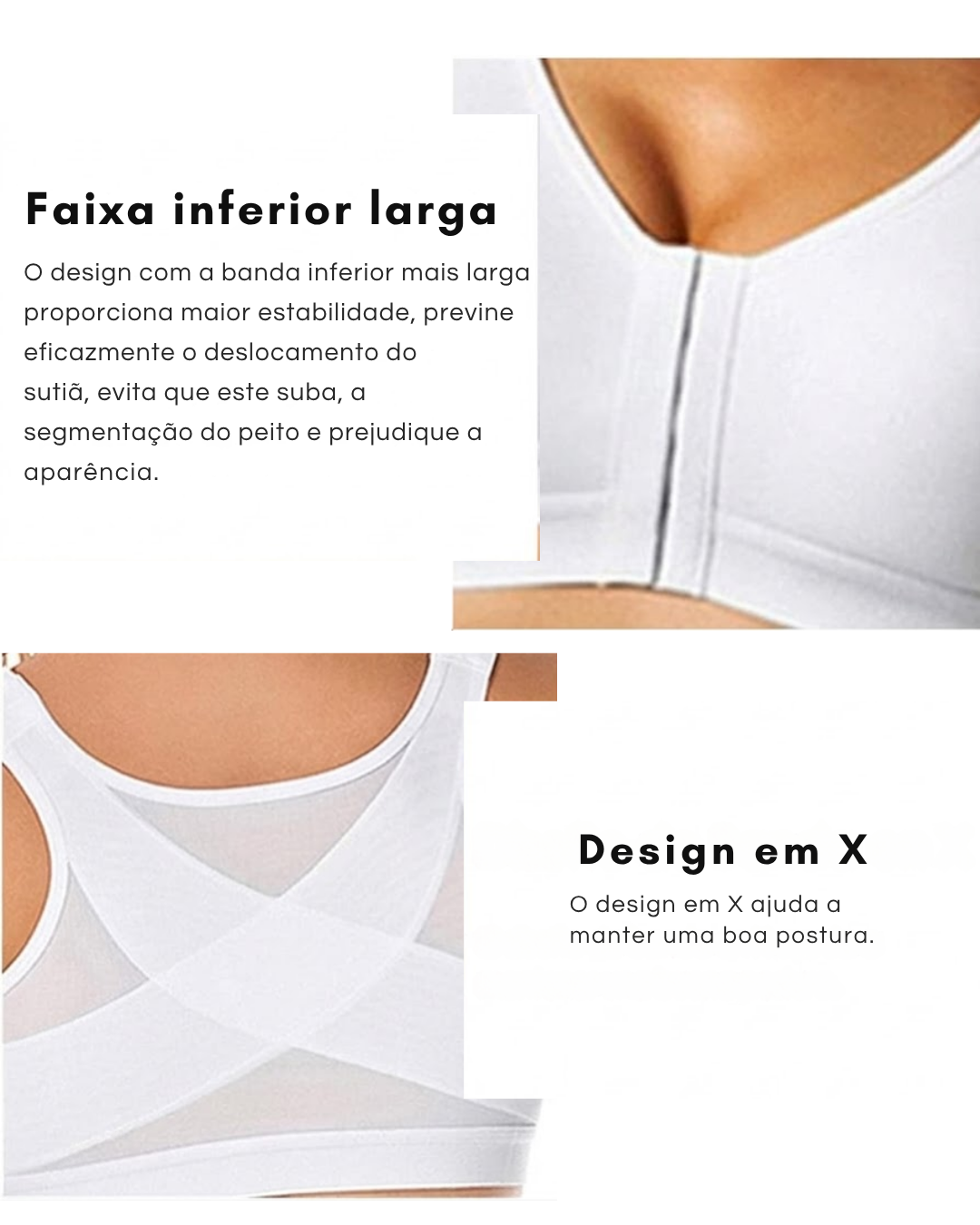 Sutiã de suporte pós-operatório (OFERTA 2X1)