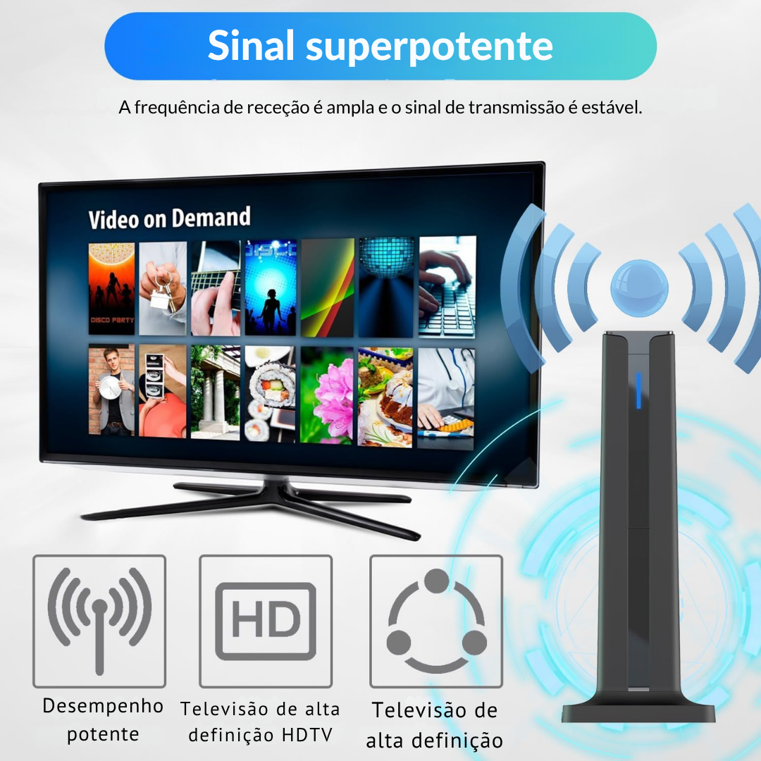 Antena Digital de Acesso Gratuito e Alta Definição