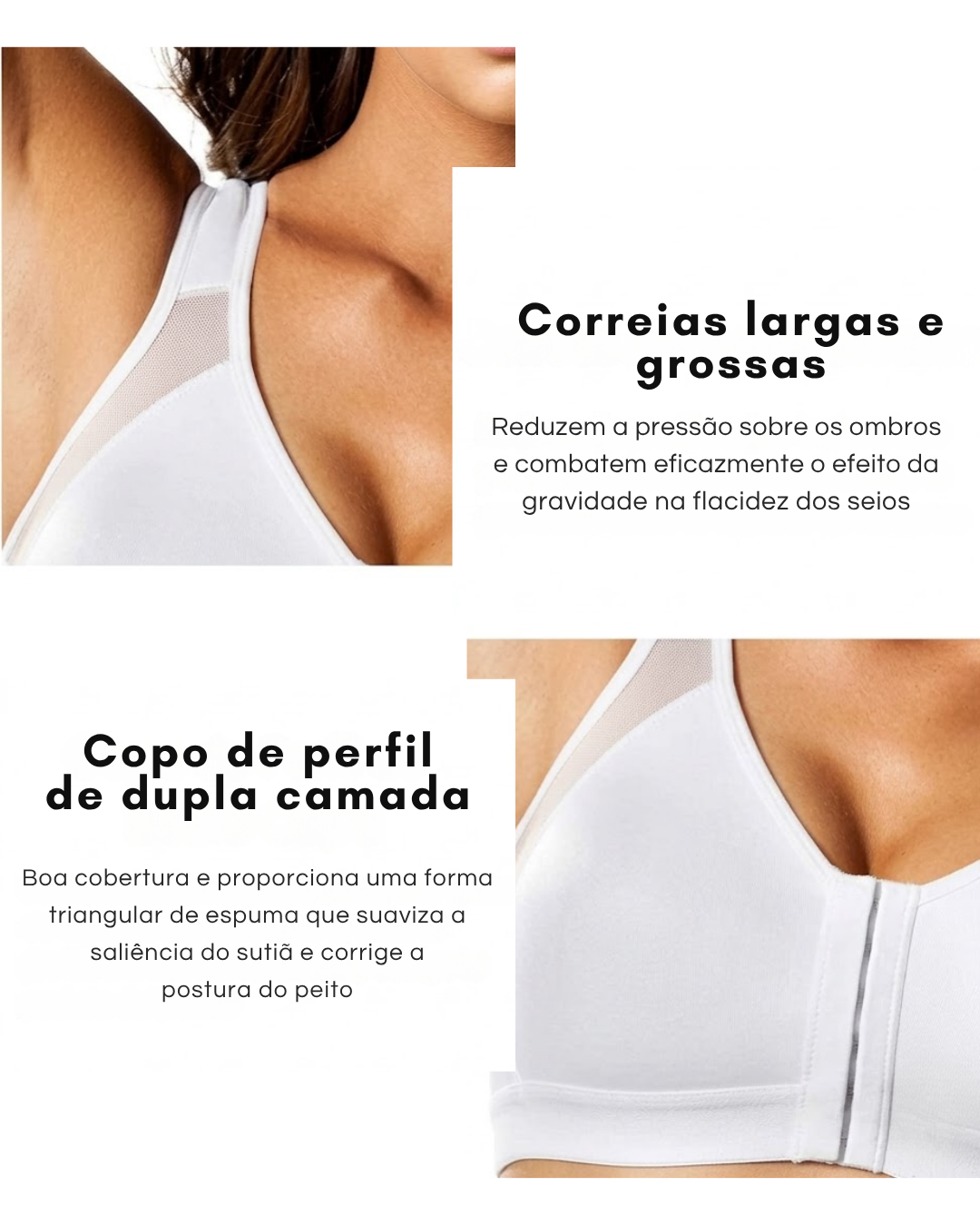 Sutiã de suporte pós-operatório (OFERTA 2X1)