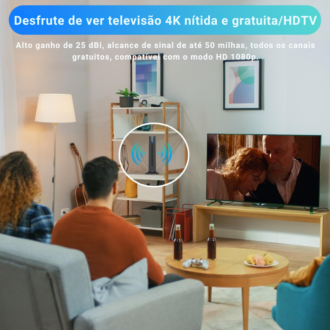 Antena Digital de Acesso Gratuito e Alta Definição