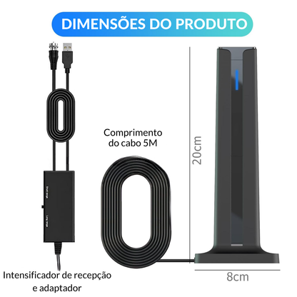 Antena Digital de Acesso Gratuito e Alta Definição