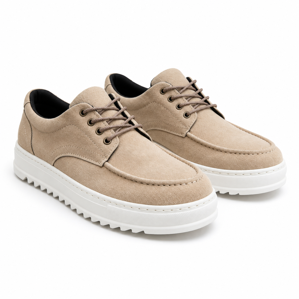 Sapatos Casuais de Camurça